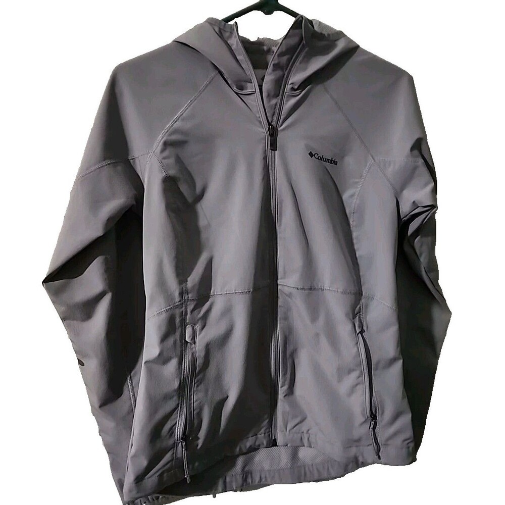 Columbia Gray Windbreaker Size Womens Small